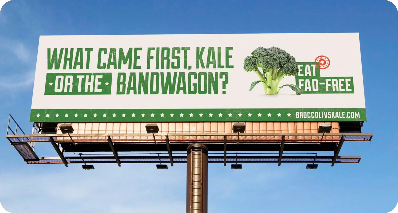 Eat fad-free broccoli ad